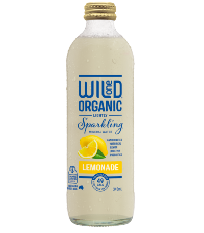 Wild One - Organic Sparkling Mineral Water - Lemonade 345ml
