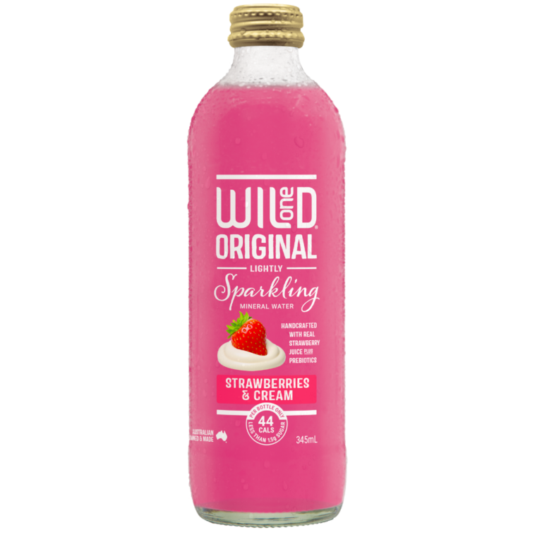 Wild One - Sparkling Mineral Water - Strawberries & Cream 345ml
