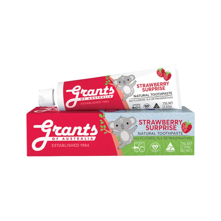 Grants of Australia - Natural Toothpaste for Children - Strawberry Surprise 75g