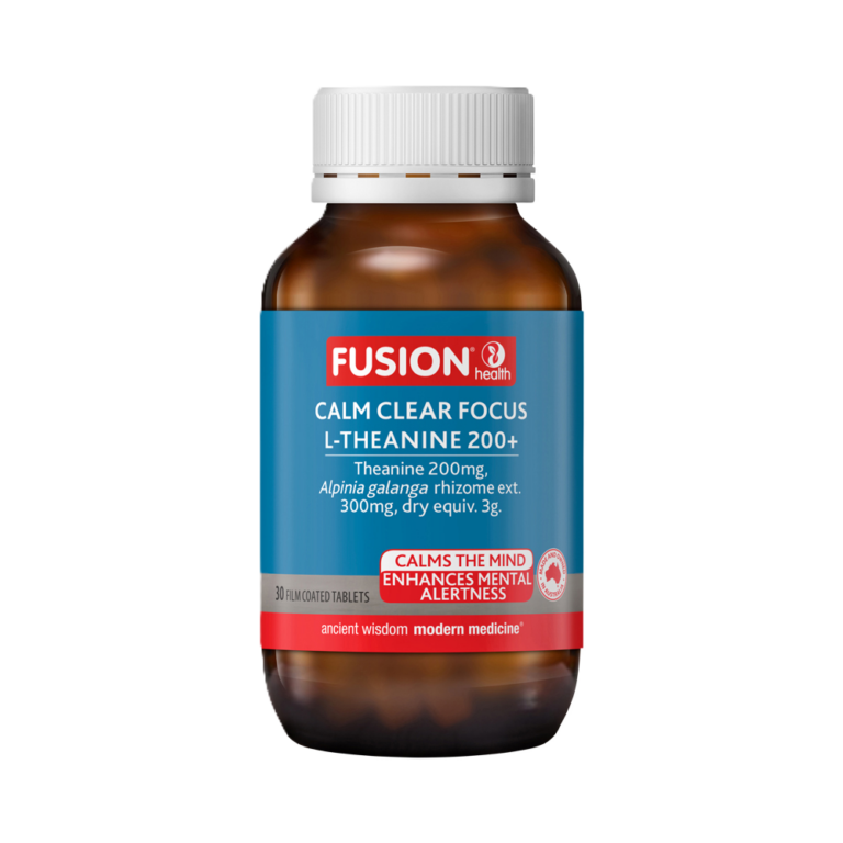 Fusion Health - Calm Clear Focus L-Theanine 200+ 30 Tablets