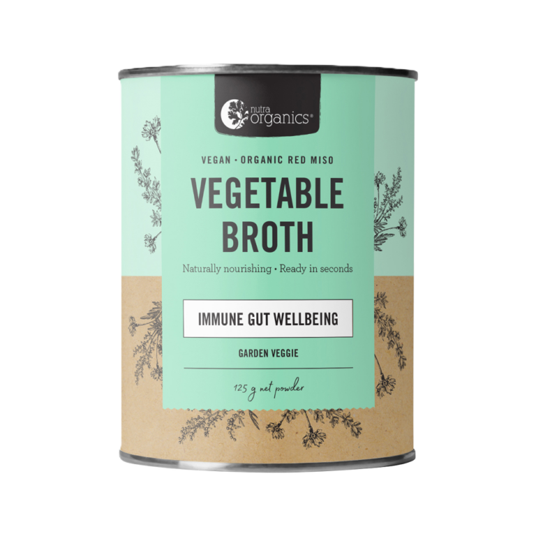 Nutra Organics - Vegetable Broth - Garden Veggie 125g