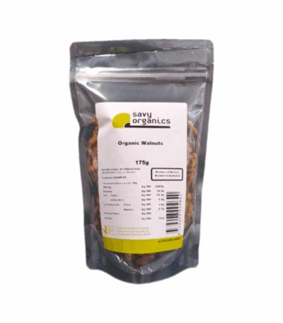 Savy Organics - Organic Walnuts - 175g