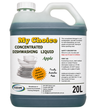Ecocare - Dishwashing Liquid - Apple 20L