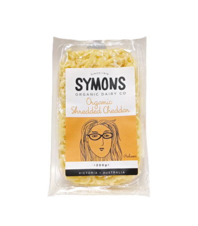Symons Organic - Organic Cheddar Cheese (Shredded) 200g