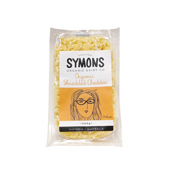 Symons Organic - Organic Cheddar Cheese (Shredded) 200g