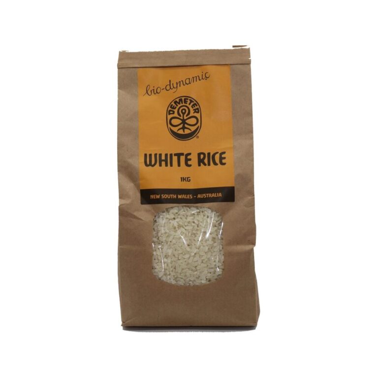 Biodynamic - Organic Rice Medium Grain White 1kg