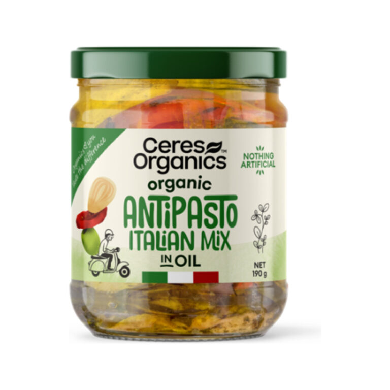 Ceres Organics - Organic Antipasto Italian Mix in Oil 190g
