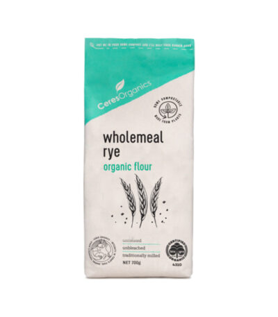 Ceres Organics - Organic Flour Rye Wholemeal 600g