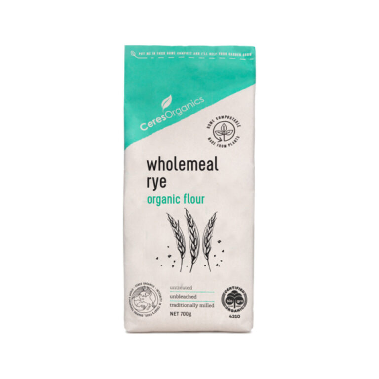 Ceres Organics - Organic Flour Rye Wholemeal 600g