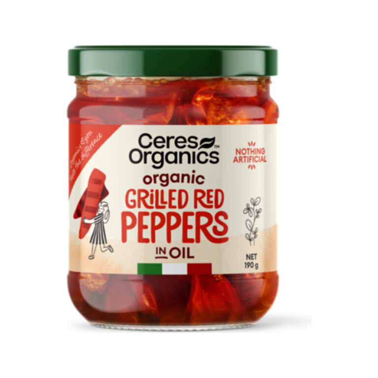 Ceres Organics - Organic Grilled Red Peppers in Oil 190g