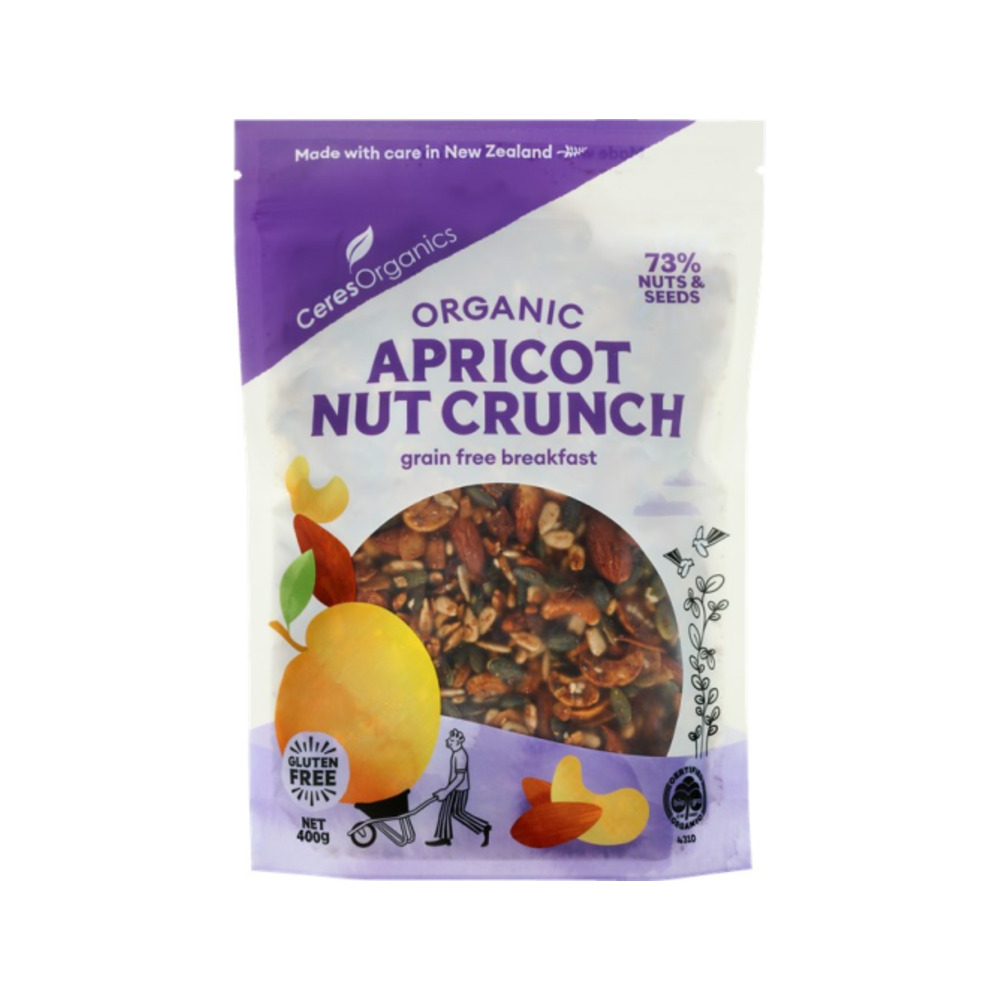 Ceres Organics - Organic Muesli GRAIN FREE Apricot Nut Crunch 400g Ceres Organics - Organic Muesli GRAIN FREE Apricot Nut Crunch 400g