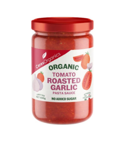 Ceres Organics - Organic Pasta Sauce Tomato Roasted Garlic 690g