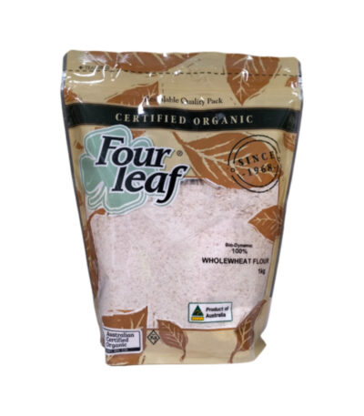 Four Leaf - Organic Flour 100% Wholemeal 1kg