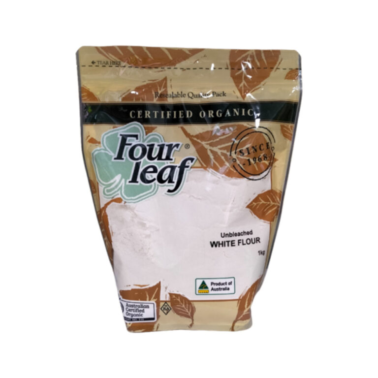 Four Leaf - Organic Flour Unbleached White 1kg