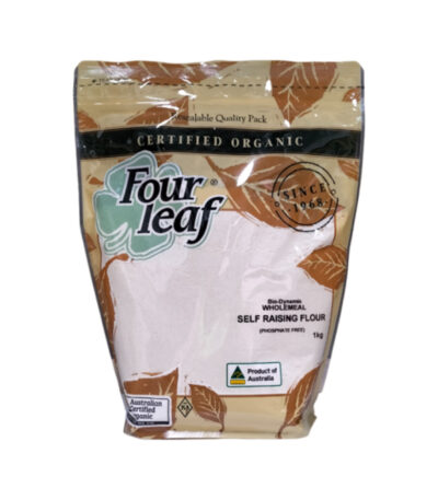 Four Leaf - Organic Flour Wholemeal Self Raising 1kg