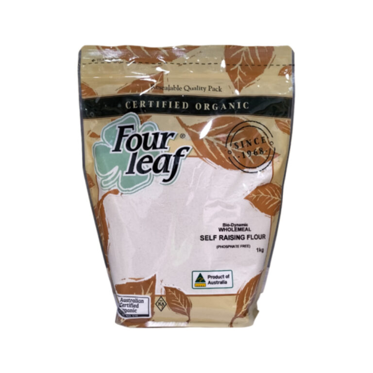 Four Leaf - Organic Flour Wholemeal Self Raising 1kg