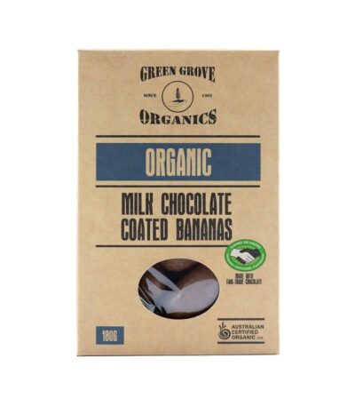 Green Grove - Organic Banana Milk Chocolate 180g