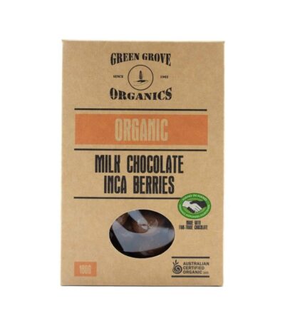Green Grove - Organic Inca Berries Milk Chocolate 180g