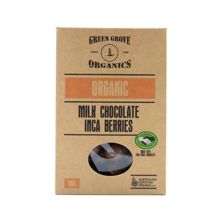 Green Grove - Organic Inca Berries Milk Chocolate 180g