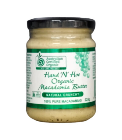 Hand 'n' Hoe - Organic Macadamia Butter Crunchy 225g