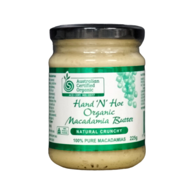 Hand 'n' Hoe - Organic Macadamia Butter Crunchy 225g