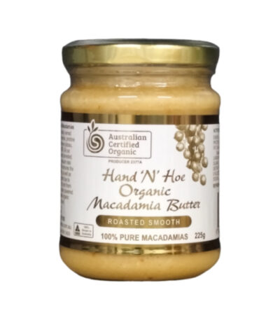 Hand 'n' Hoe - Organic Macadamia Butter Roasted Smooth 225g