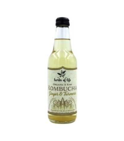 Herbs of Life - Organic Kombucha Ginger & Turmeric 12 x 330ml
