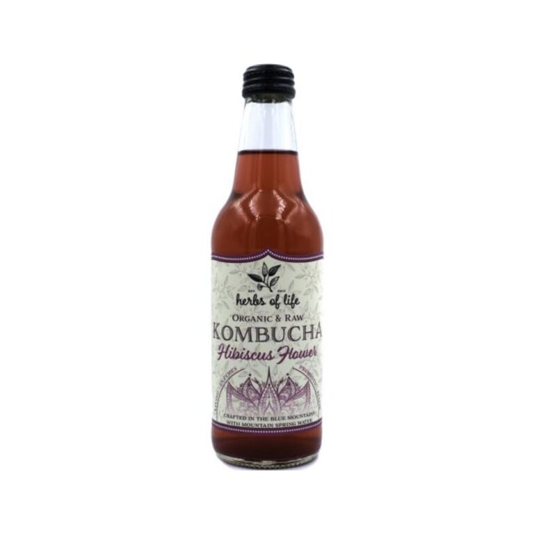 Herbs of Life - Organic Kombucha Hibiscus 12 x 330ml
