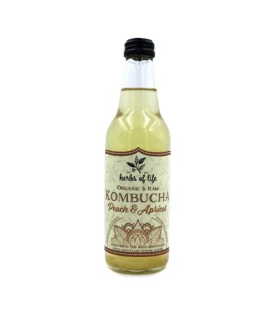 Herbs of Life - Organic Kombucha Peach & Apricot 12 x 330ml