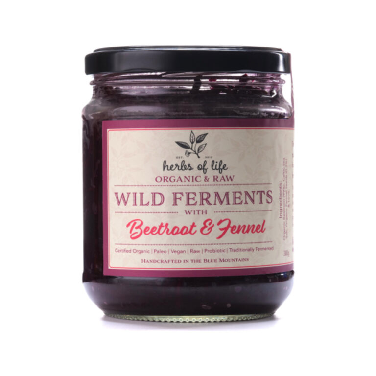 Herbs of Life - Organic Wild Ferment Beetroot & Fennel 380g