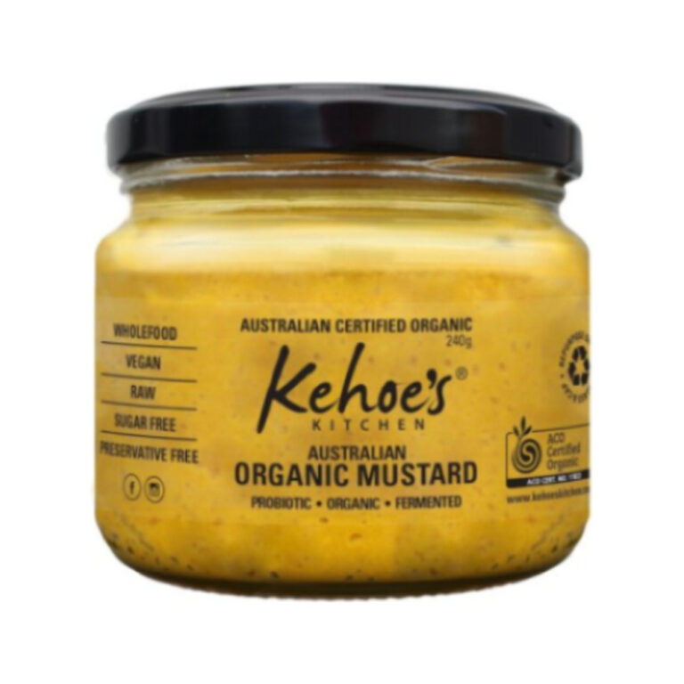Kehoe's Kitchen - Organic Australian Mustard 240g