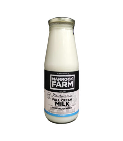 Marrook Farm - Organic Milk Unhomogenised 700ml
