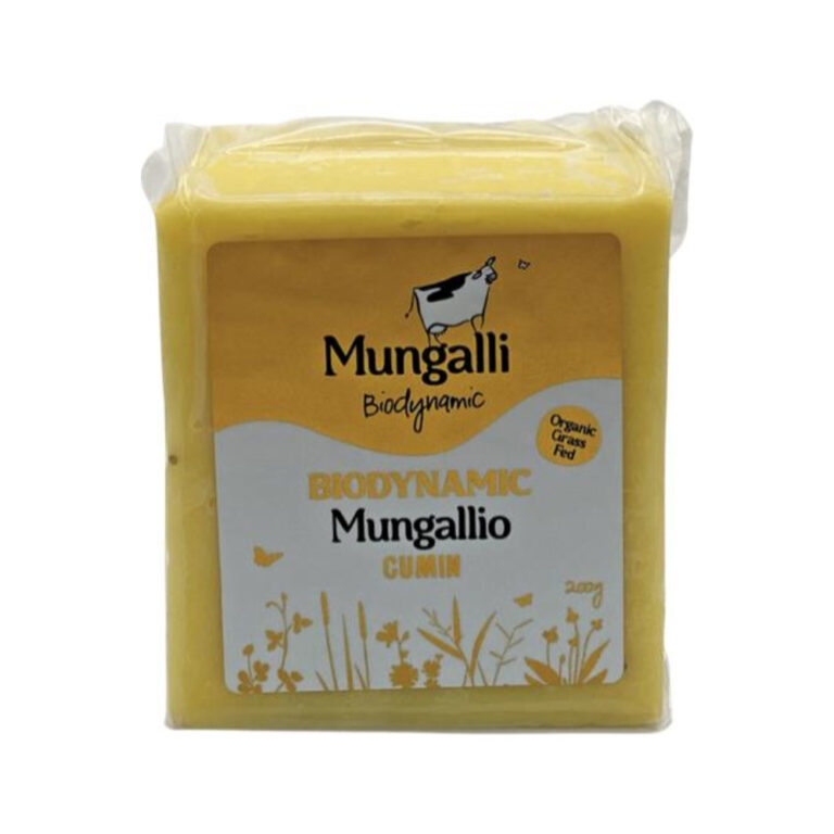 Mungalli Creek - Organic Cheese Mungallio Cumin 200g