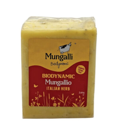 Mungalli Creek - Organic Cheese Mungallio Italian Herb 200g