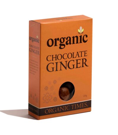 Organic Times - Organic Ginger Milk Chocolate 150g