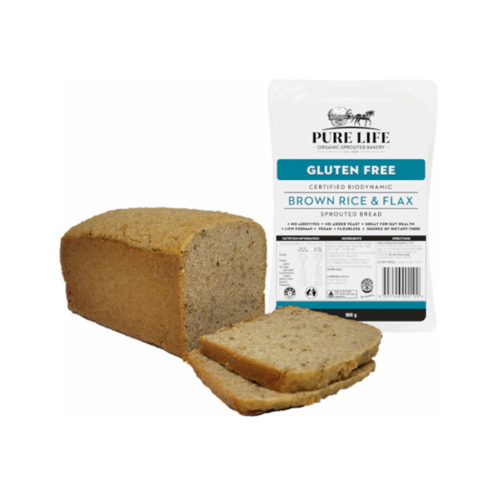 Pure Life - Organic Sprouted Brown Rice & Flax Gluten Free 900g Pure Life - Organic Sprouted Brown Rice & Flax Gluten Free 900g
