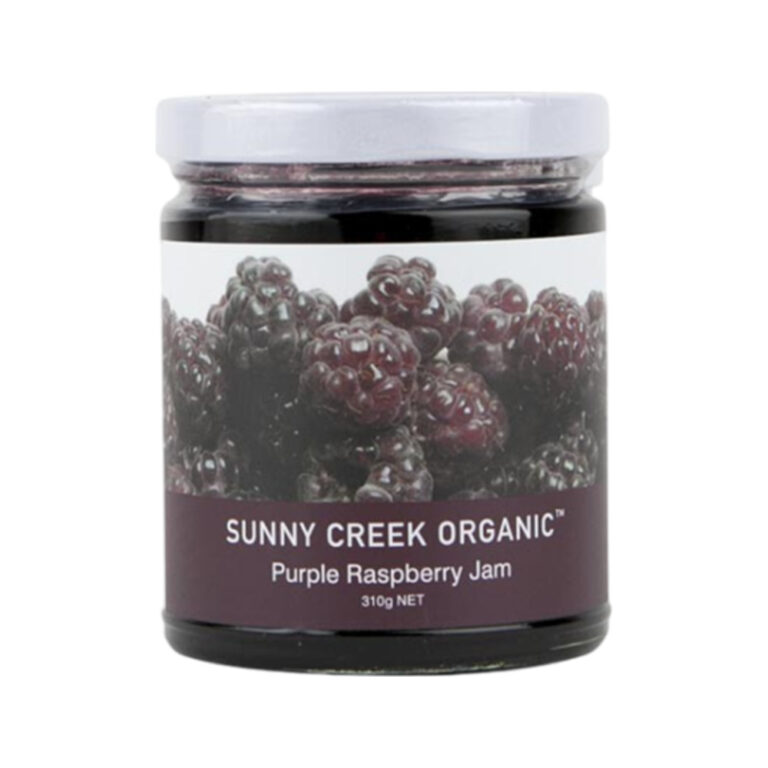 Sunny Creek - Organic Jam Purple Raspberry 310g