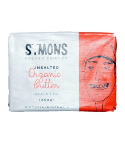 Symons Organic Dairy Co - Organic Butter Unsalted 250g