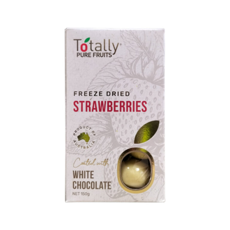 Totally Pure Fruits - Organic Snap Strawberries & White Choc 150g