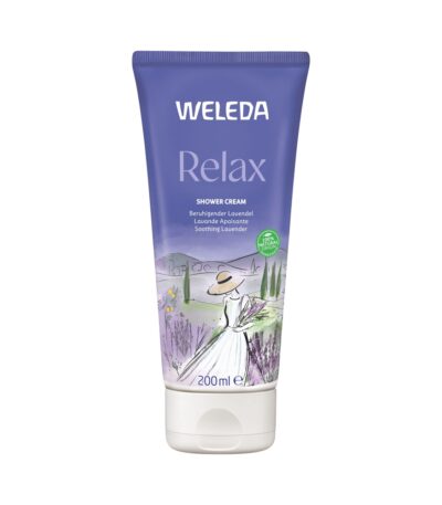 Weleda Shower Gel Relax (Lavender + Bergamot + Vetiver) 200ml
