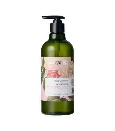 Ausganica Organic Rose Geranium Nourishing Hand/Body Wash 500ml
