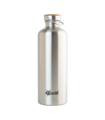 Cheeki Stainless Steel Bottle Thirsty Max Silver 1.6L