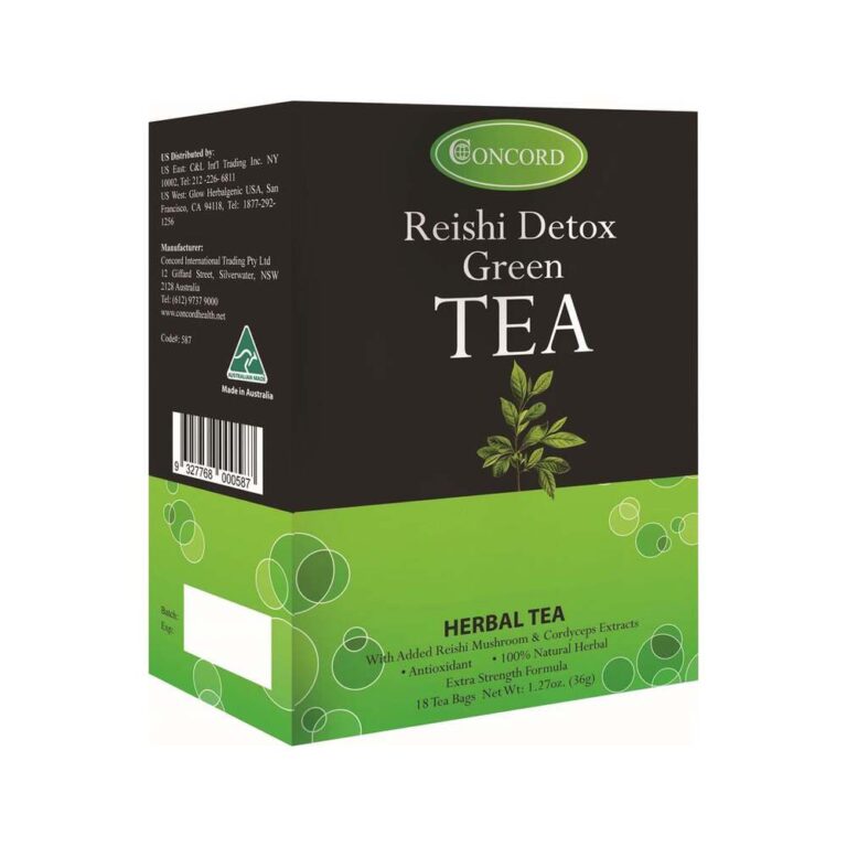 Concord Reishi Detox Green Tea x 18 Tea Bags