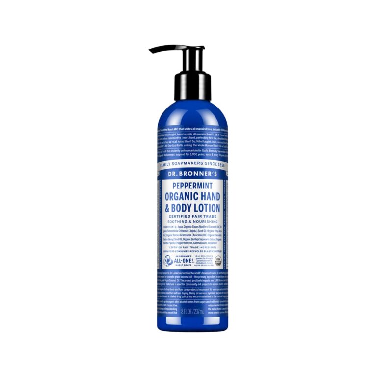 Dr. Bronners Organic Hand & Body Lotion Peppermint 237ml