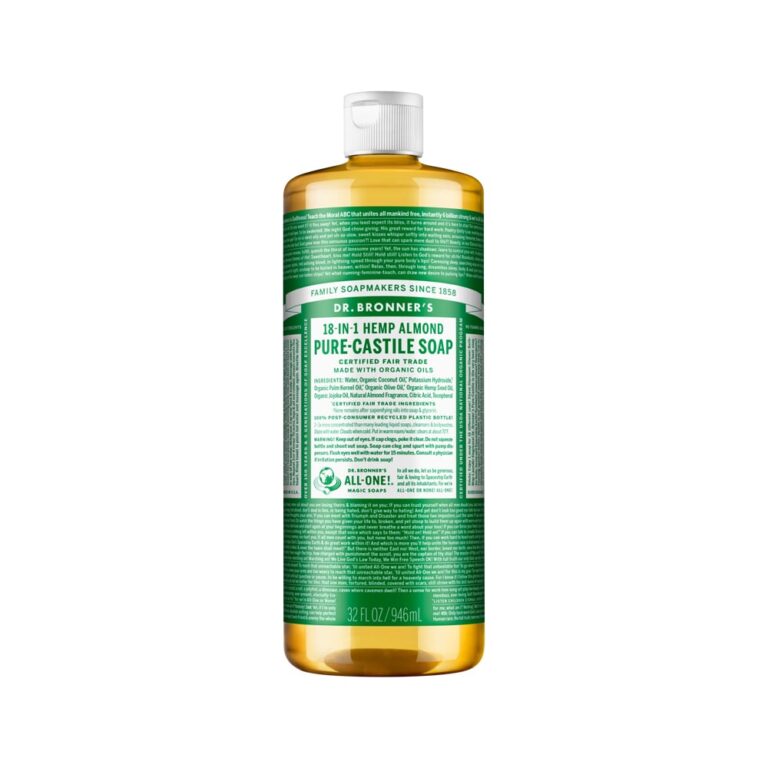 Dr. Bronners Pure-Castile Soap Liquid (Hemp 18-in-1) Almond 946ml