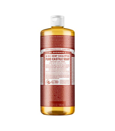 Dr. Bronners Pure-Castile Soap Liquid (Hemp 18-in-1) Eucalyptus 946ml