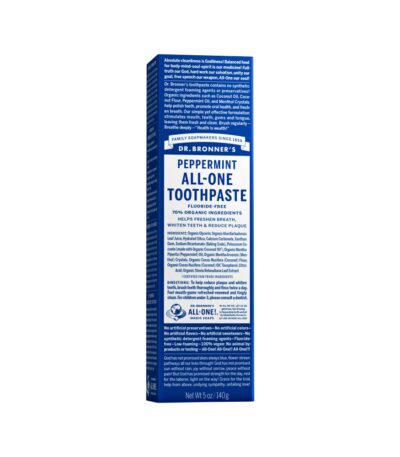 Dr. Bronners Toothpaste (All-One) Peppermint 140g
