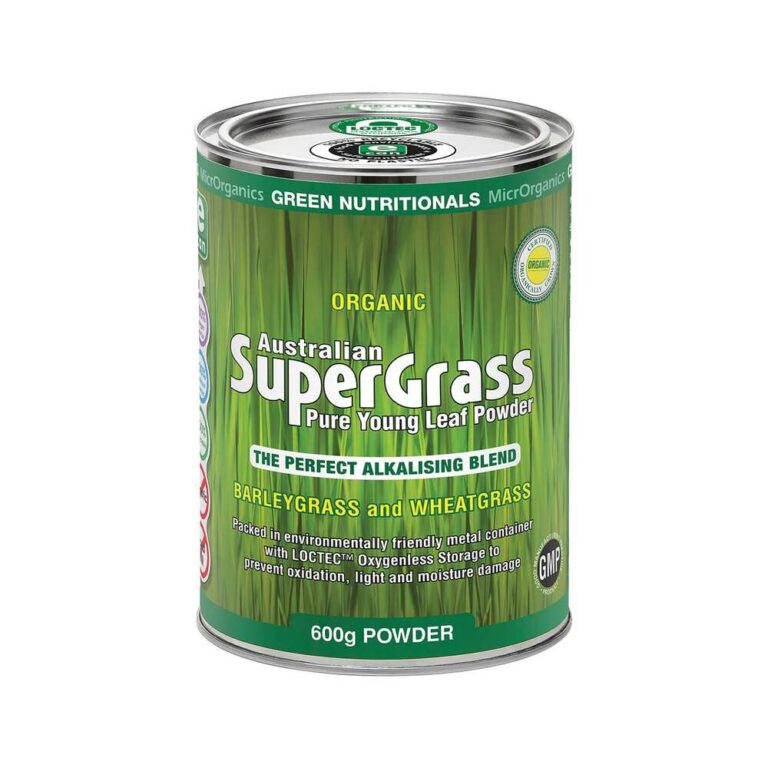 Green Nutritionals Organic Australian SuperGrass Powder 600g