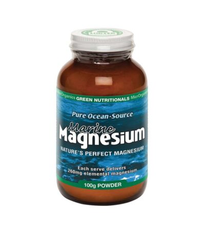 Green Nutritionals Pure Ocean-Source Marine Magnesium Powder 100g