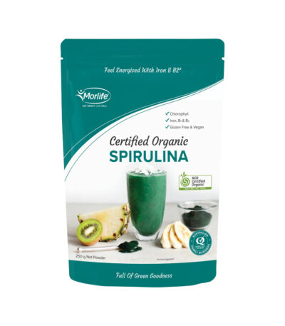 Morlife Certified Organic Spirulina Powder 250g